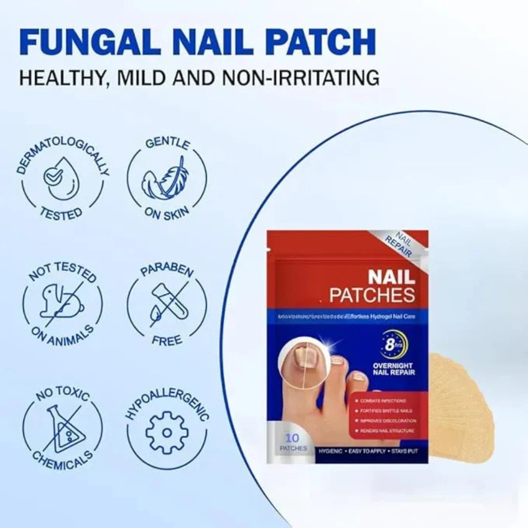 NailHeal™ - Fungal Nail Patches | Pack Of 10 | BUY 1 GET 1 FREE