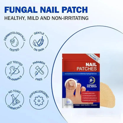 NailHeal™ - Fungal Nail Patches | Pack Of 10 | BUY 1 GET 1 FREE