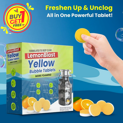 LemonBlast Yellow Bubble Tablets |Buy 1 Get 1 Free🔥