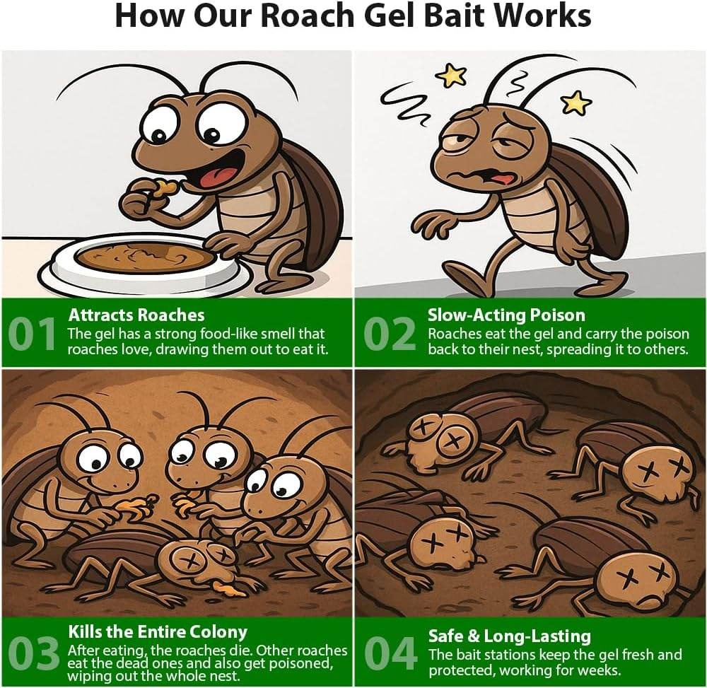 Cockroach Killer Gel (Pack of 2)